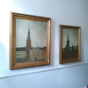 Paintings in a meeting room