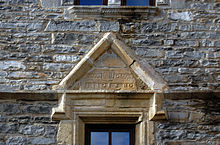 Window of Torraza dels Acín in Biescas