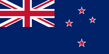 Neuseeländische Flagge (mit britischer Union Flag)