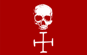 Flag of pirates captured from the Florida Straits.