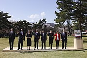 Secretary Blinken with G7 Foriegn Ministers in Karuizawa, Japan, April 2023
