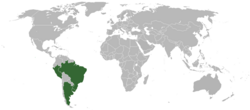 Member countries of the Contadora support group