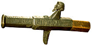 The Mörkö gun is an early Swedish firearm discovered by a fisherman in the Baltic Sea at the coast of Södermanland near Nynäs in 1828. It has been dated to ca. 1390.