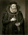 Regent Arran, print after Arnold Bronckorst, about 1574