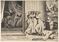 Judith with the Head of Holofernes by Giulio Bonasone