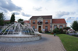 The town hall in Saint-Martin-sur-le-Pré