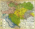 Austria-Hungary ethnic map (1885-1890)