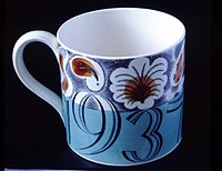 Modern colour printing – 1937 Coronation mug by Eric Ravilious for Wedgwood