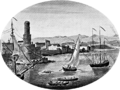 An illustration of pre-1692 Port Royal