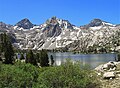 Mt. Rixford behind Painted Lady, from Rae Lakes