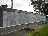 The names of the War Heroes in marble II