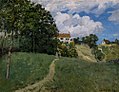 Alfred Sisley, Paysage avec maisons