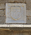 Coat of arms of L'Isle Adam in Odos Ippoton, Rhodes
