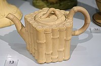 Caneware teapot, 1779-1780