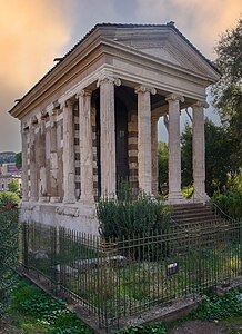 The Temple of Portunus, Rome, was preserved by being rededicated to Santa Maria Egiziaca in 872.