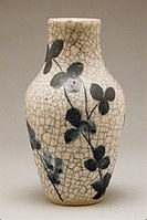 CKAW vase, c. 1886-89, with crackling