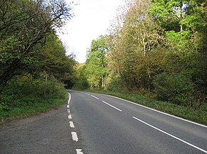 Via Gellia (A5012) - Passing through Griffe Grange Valley in the direction of Grangemill - geograph.org.uk - 1000635.jpg