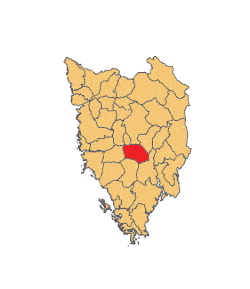 Location of Žminj in Istria