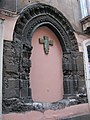 Remnant entrance arch of the ancient church of San Giovanni de' Fleres, Catania.