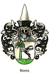 Wappen derer Bessel aus dem Fürstbistum Minden
