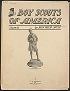 Music sheet of march "Boy Scouts of America"