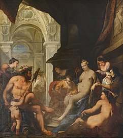 Hercules and Omphale by Antonio Bellucci