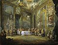 Charles III Dining before the Court (c. 1775) Museo del Prado