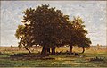 Die Eichen von Apremont, 1852, Öl auf Leinwand, 63,5 × 99,5 cm, Paris, Louvre