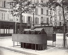 Basic six-stall Paris urinal, c.1865