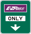 MUTCD conventional toll plaza advance sign