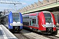 Alstom Coradia Duplex der CFL und der SNCF im Bahnhof Luxemburg