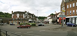 Caterham, the largest town in Tandridge