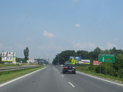Intersection with DW 721 near Nadarzyn