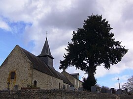The church in Le Vey