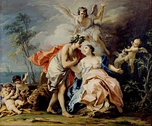 Jacopo Amigoni: Bacchus and Ariadne, um 1740, Art Gallery of New South Wales, Sydney