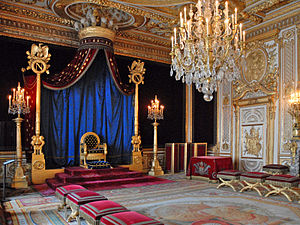Bed Chamber of the Kings of France and Throne Room of Napoleon