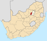 West Rand District within South Africa