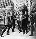 Leon Czolgosz erschießt Präsident McKinley auf der panamerikanischen Ausstellung.