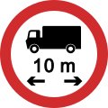 A9: No vehicles over length shown