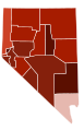 Image 13Map of counties in Nevada by racial plurality, per the 2020 census Legend Non-Hispanic White   30–40%   50–60%   60–70%   70–80%   80–90% (from Nevada)