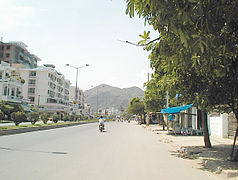 A typical street in Nha Trang City