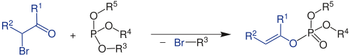 Reaktionsschema Perkow-Reaktion