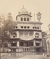 Photograph of the Akal Takht in Amritsar from circa 1870