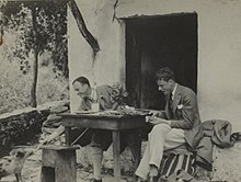 Byron and Desmond Parsons in China sometime before 1937