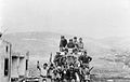 Members of the Yiftach Brigade arriving at Camp Philo, Rosh Pinna. 1948