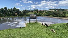 NWSC Sewage ponds in Katete in Mbarara in western Uganda near River Rwizi