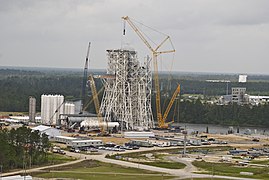 A-3 test stand under construction in March 2011.