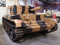 Tank Mark VIII Centaur in the Musée des Blindés, France