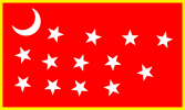 The "Van Dorn battle flag" used in the Western theaters of operation
