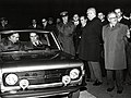 Leonid Brezhnev at Zastava Automobiles in Kragujevac in 1976